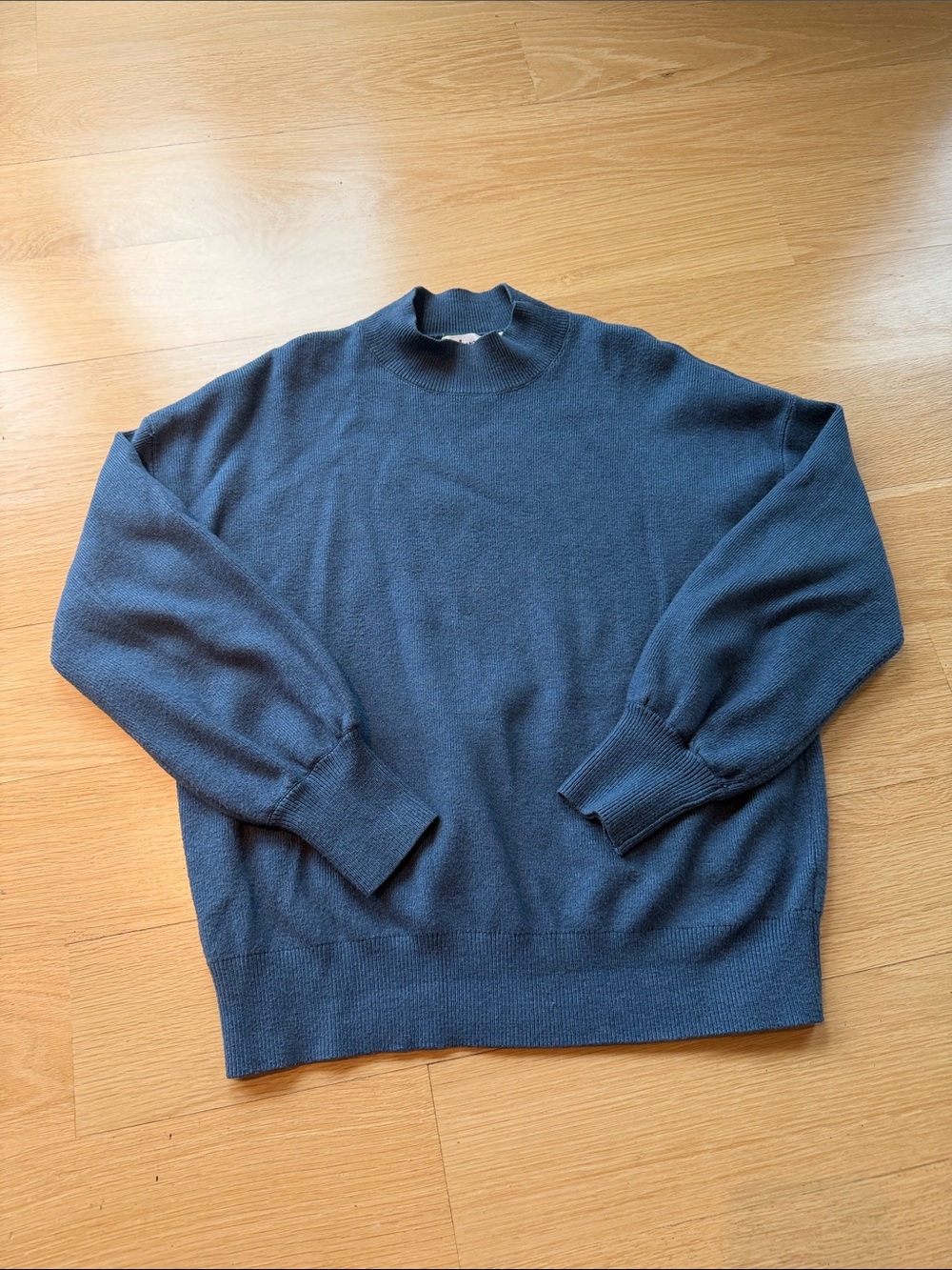 Women’s  Navy Mock Neck Sweater